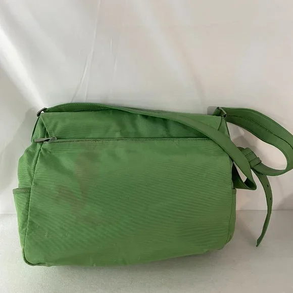 TUMI Green Nylon Messenger Bag Messenger Bags